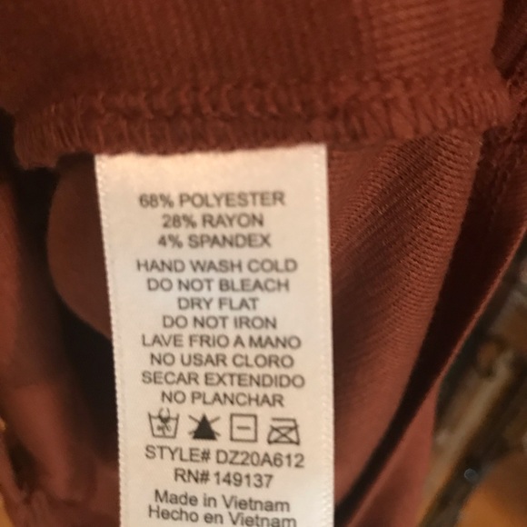 Double Zero Rust Bodysuit - Picture 3 of 3